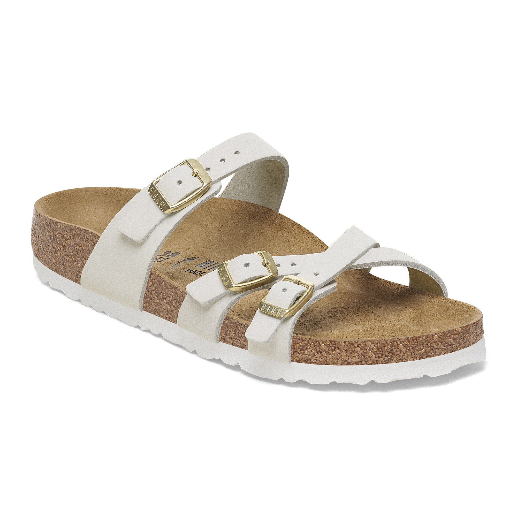 Franca Nubuck Leather Antique White