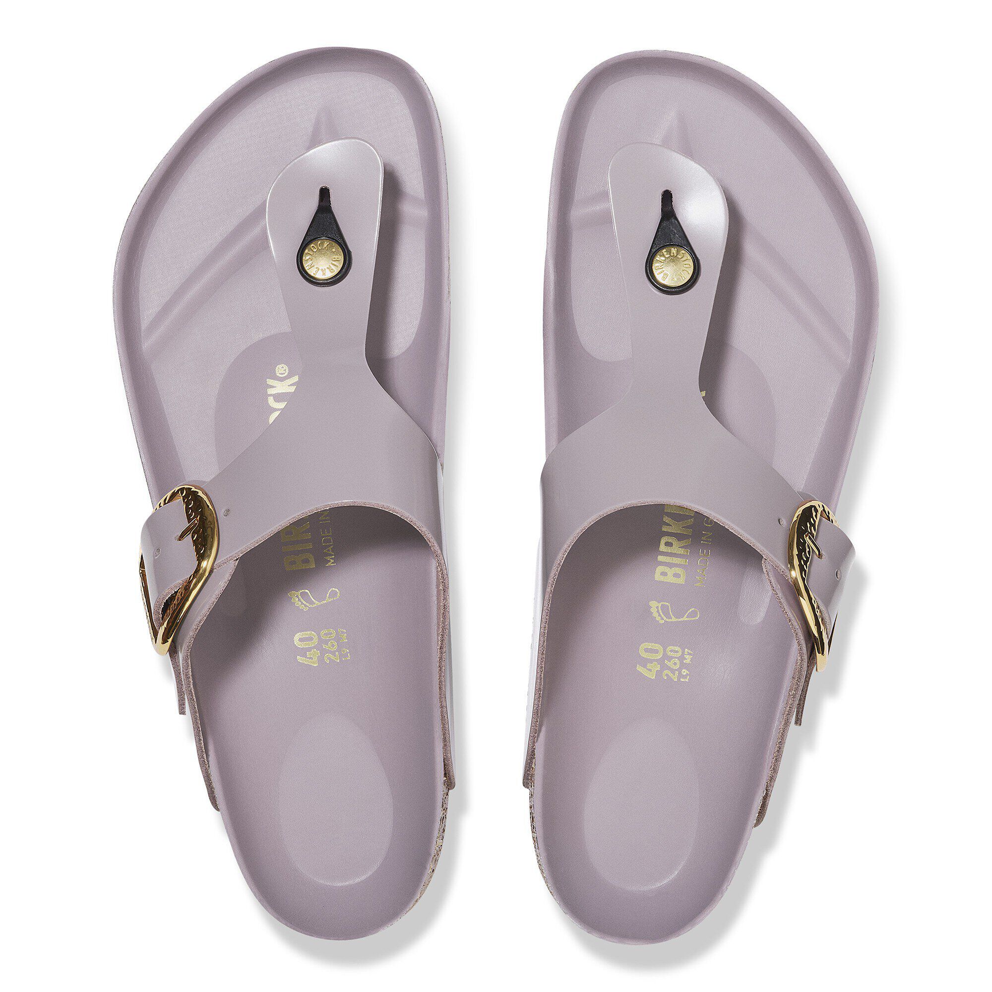 Alternative view of Gizeh Big Buckle Natural Leather Patent