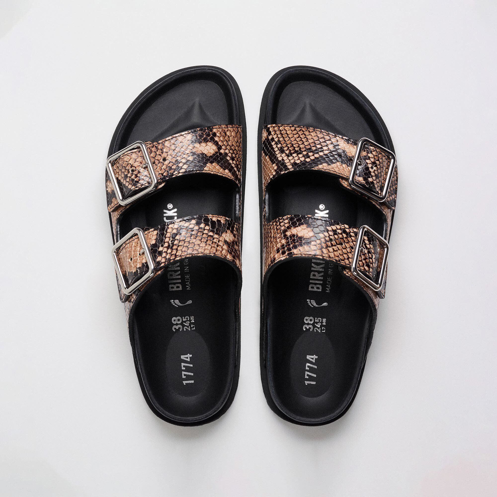 Arizona Lined 1774 Leather Natural Snake Brown