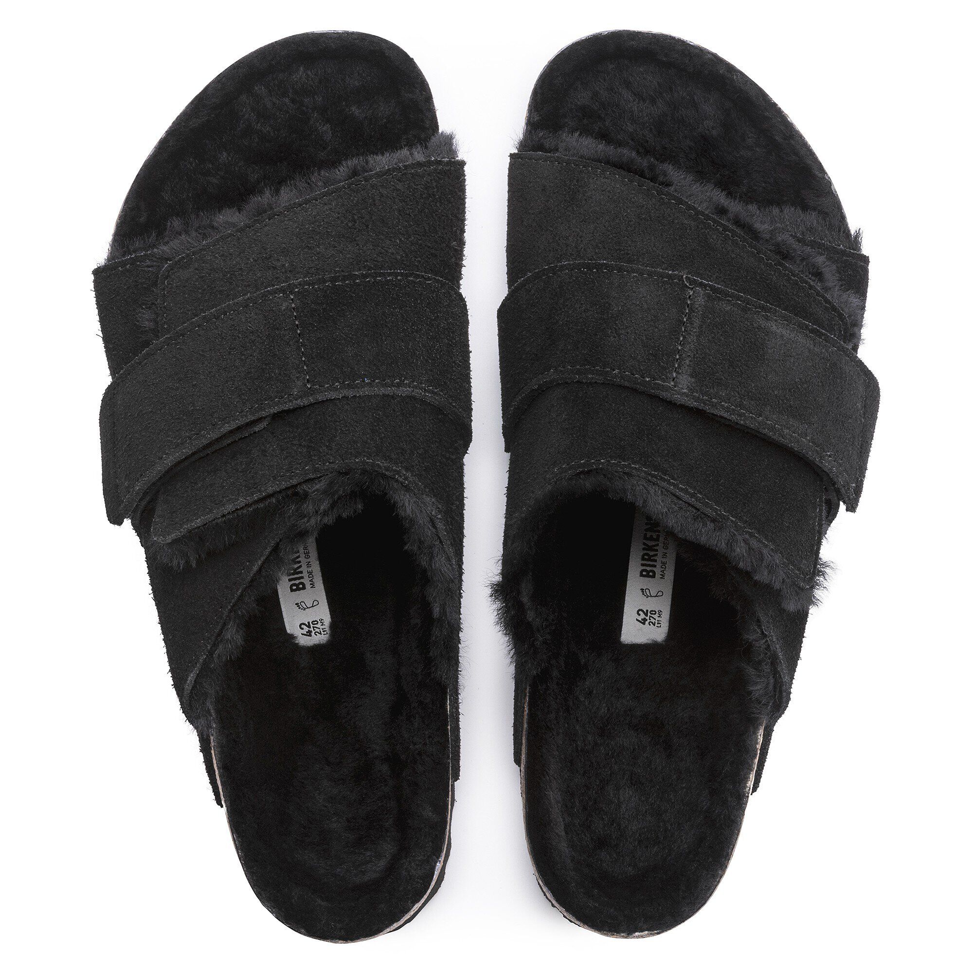 Alternative view of Kyoto Shearling Suede Leather-Shearling Black