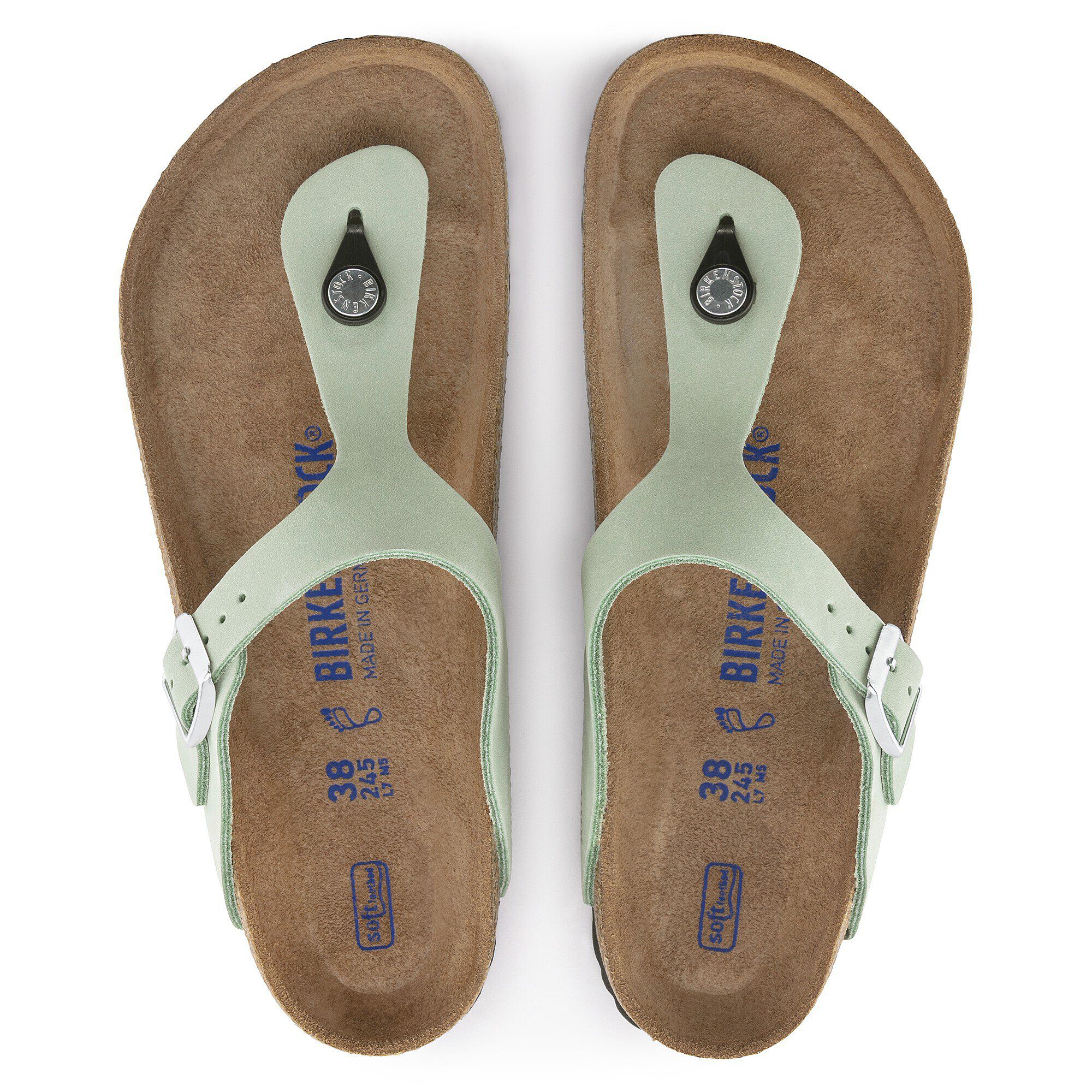 Alternative view of Gizeh Soft Footbed Nubuck Leather Matcha