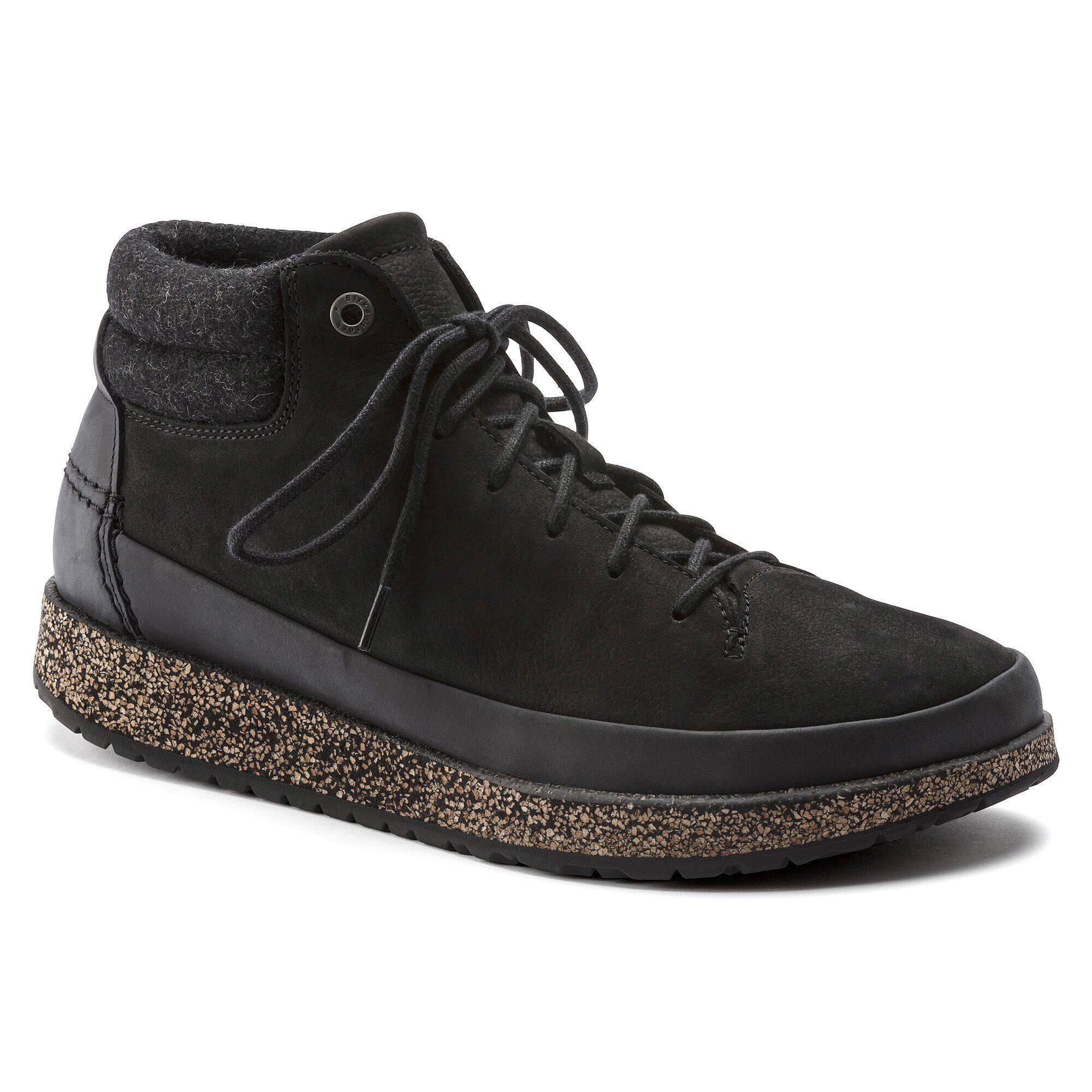 Honnef High Nubuck Leather Black