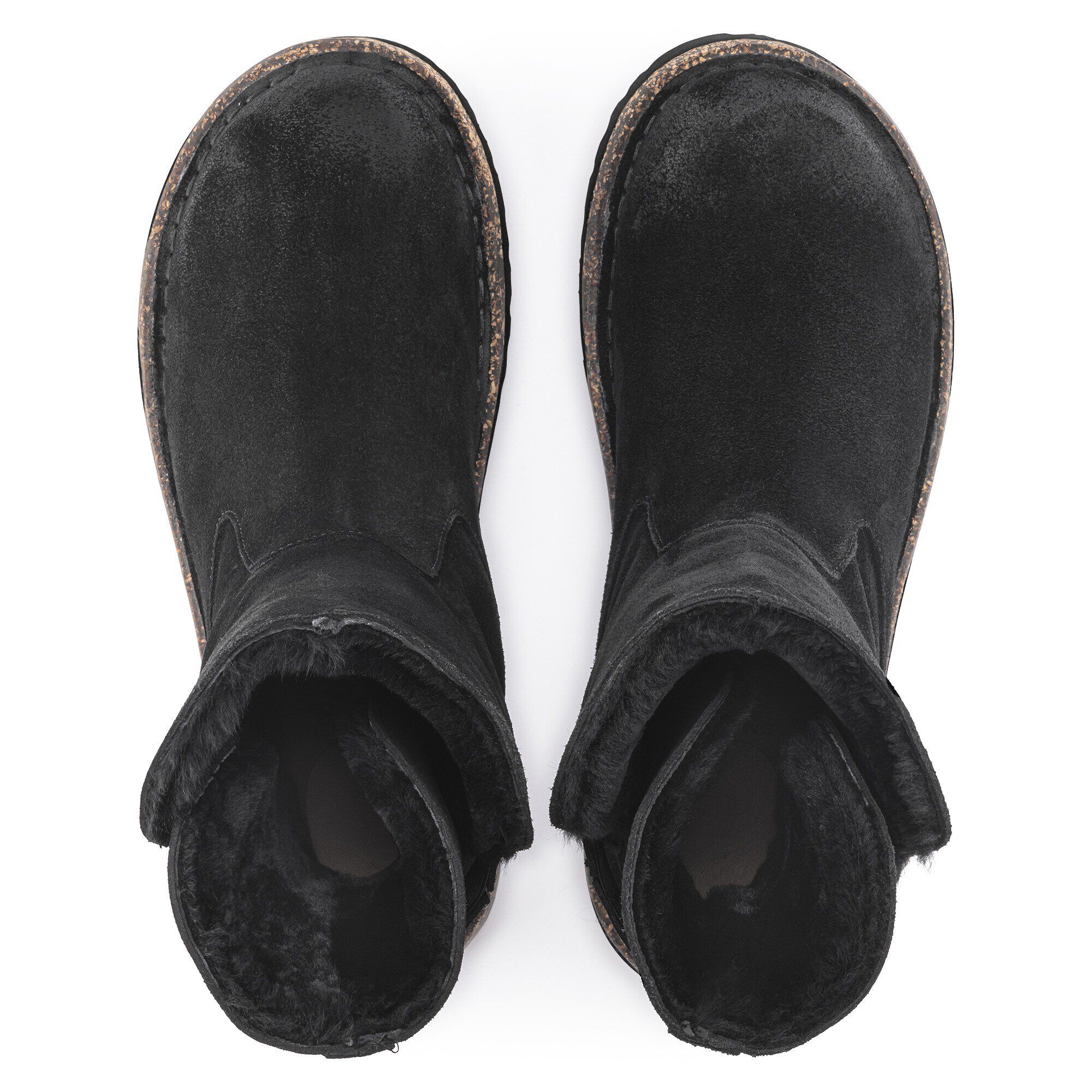 Alternative view of Uppsala Shearling Suede Leather Black