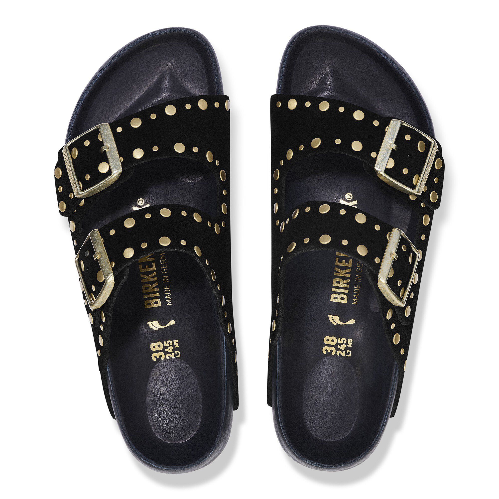 Alternative view of Arizona Rivet Suede Leather