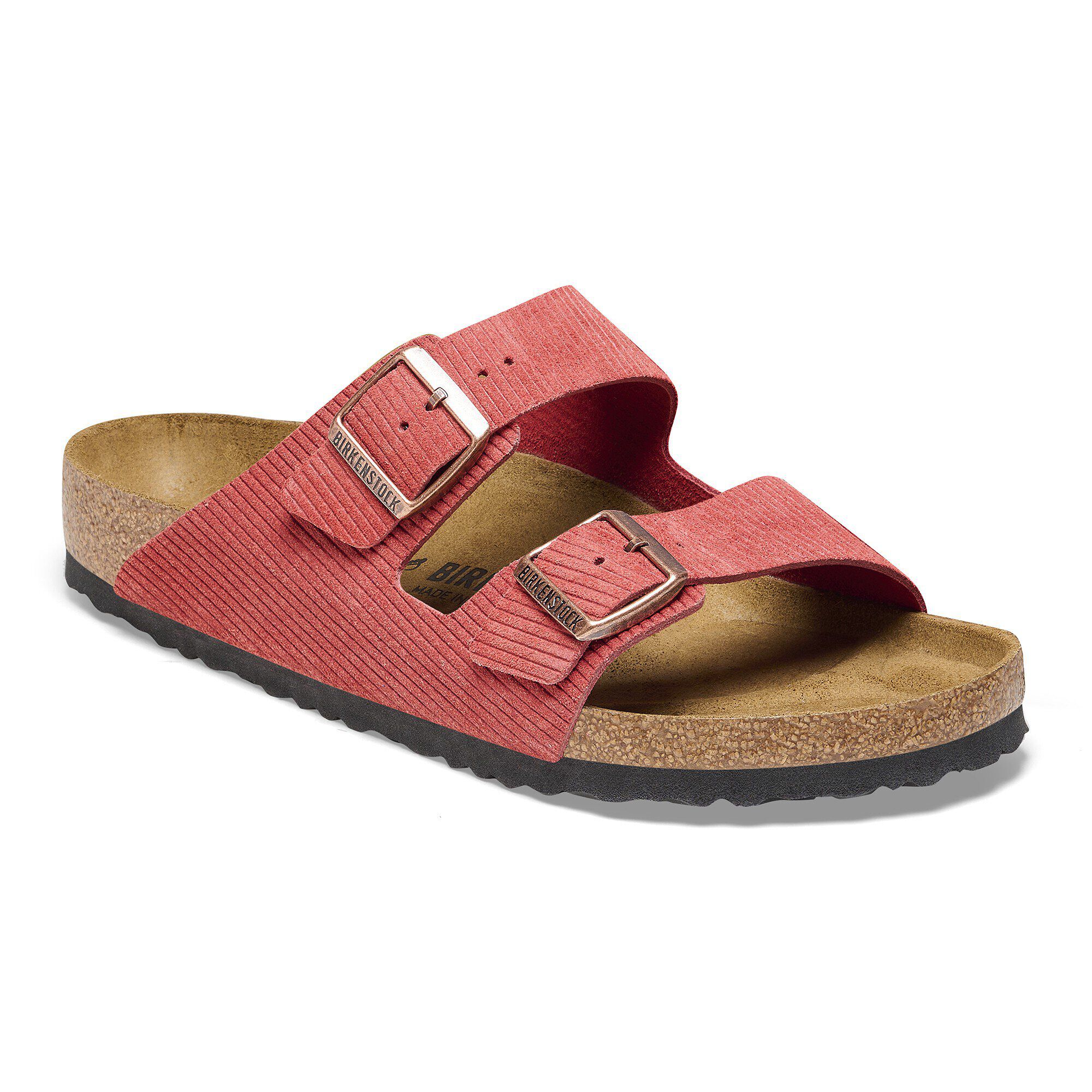 Arizona Suede Embossed Corduroy Sienna Red
