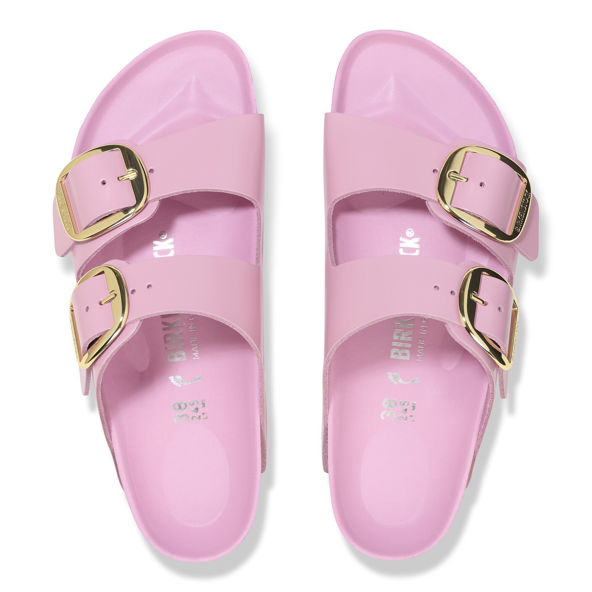 Alternative view of Arizona Big Buckle Natural Leather Patent High Shine Fondant Pink
