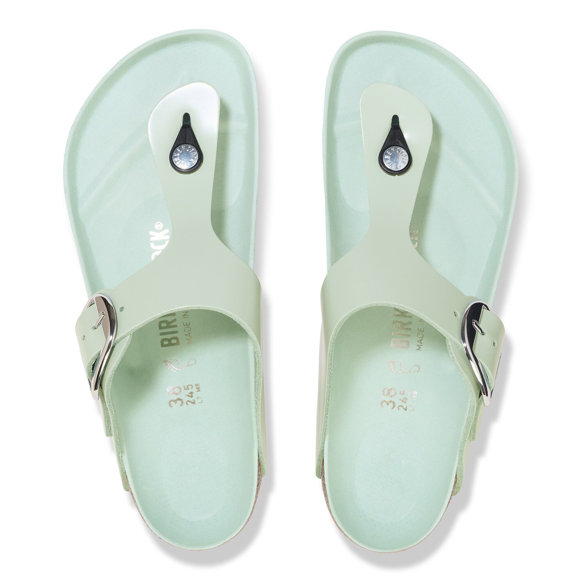 Alternative view of Gizeh Big Buckle Natural Leather Patent