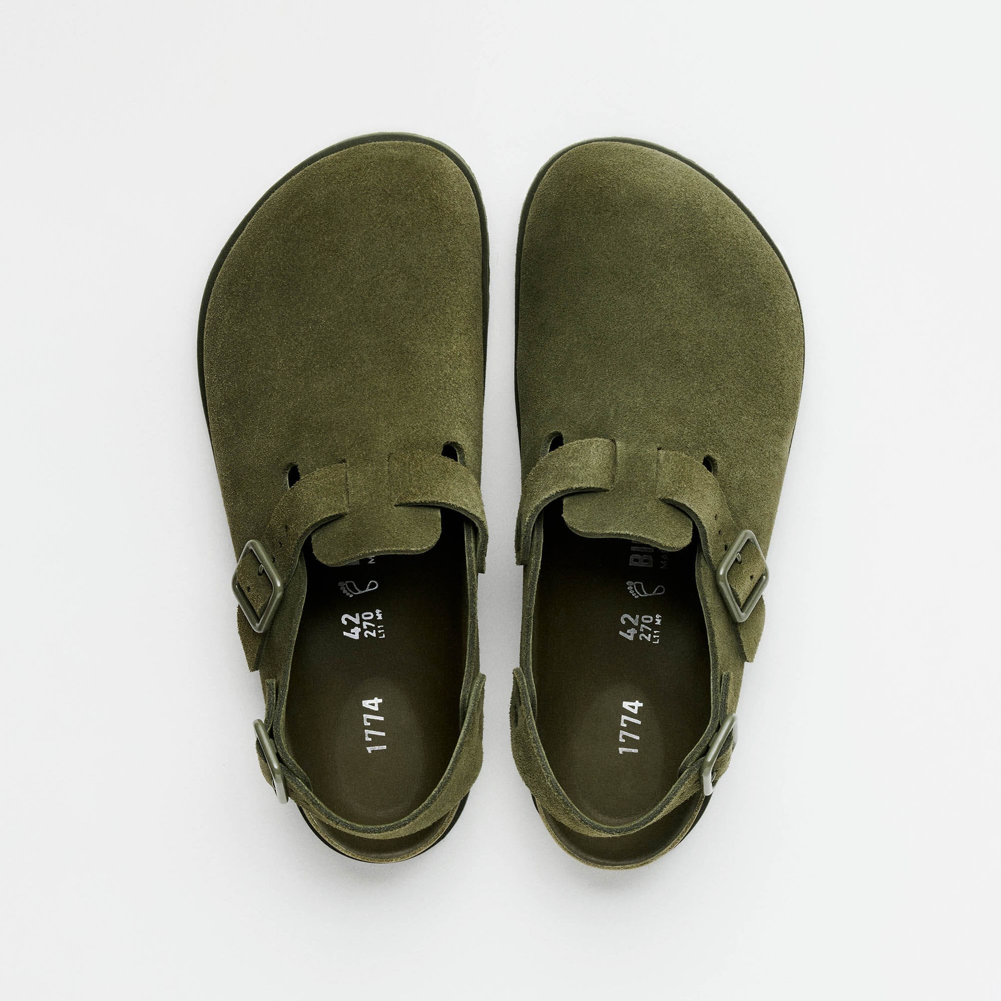 1774 Iv Tokio Suede Leather Moss Green