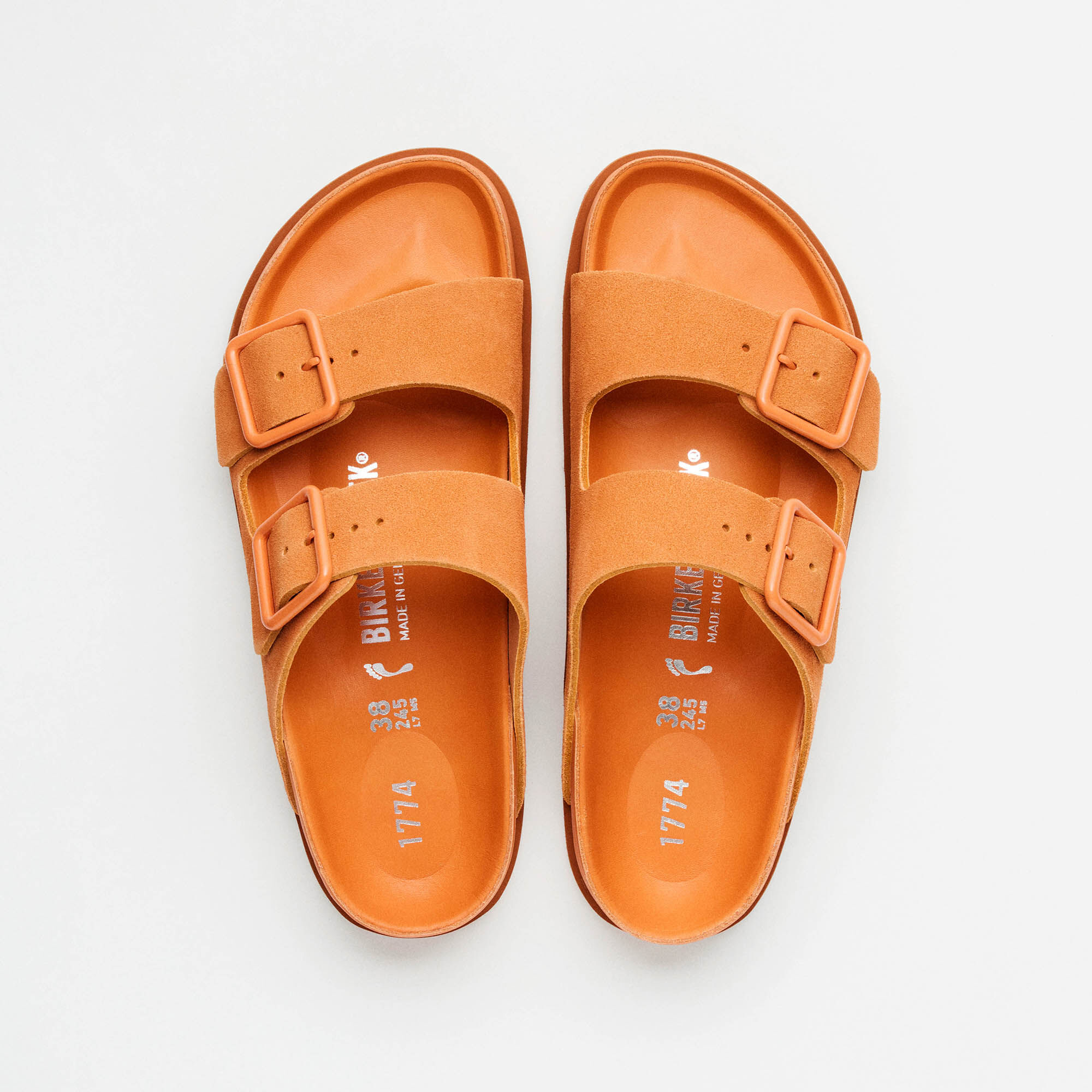 1774 Arizona Suede Leather Kurkuma