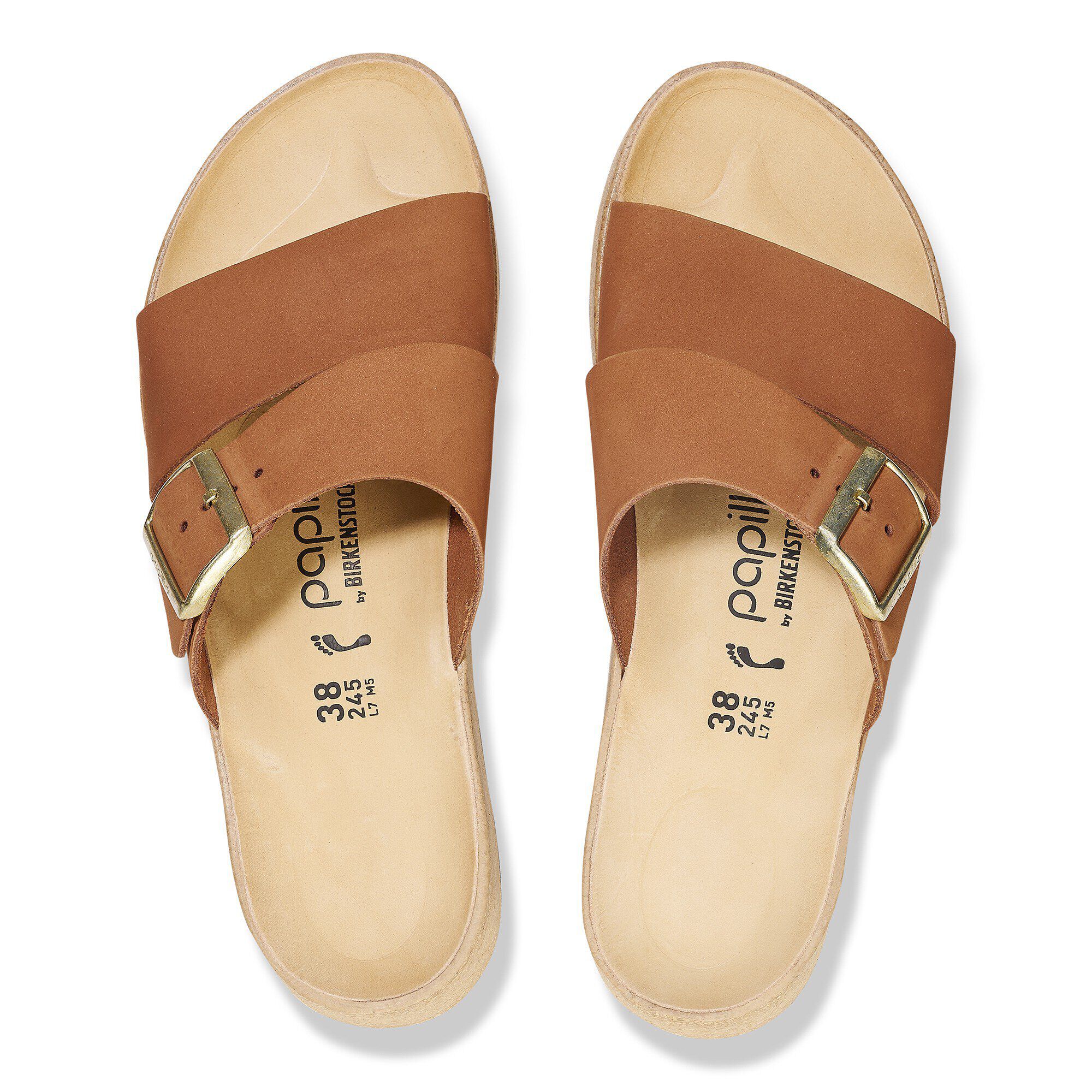 Alternative view of Almina Nubuck Leather Pecan