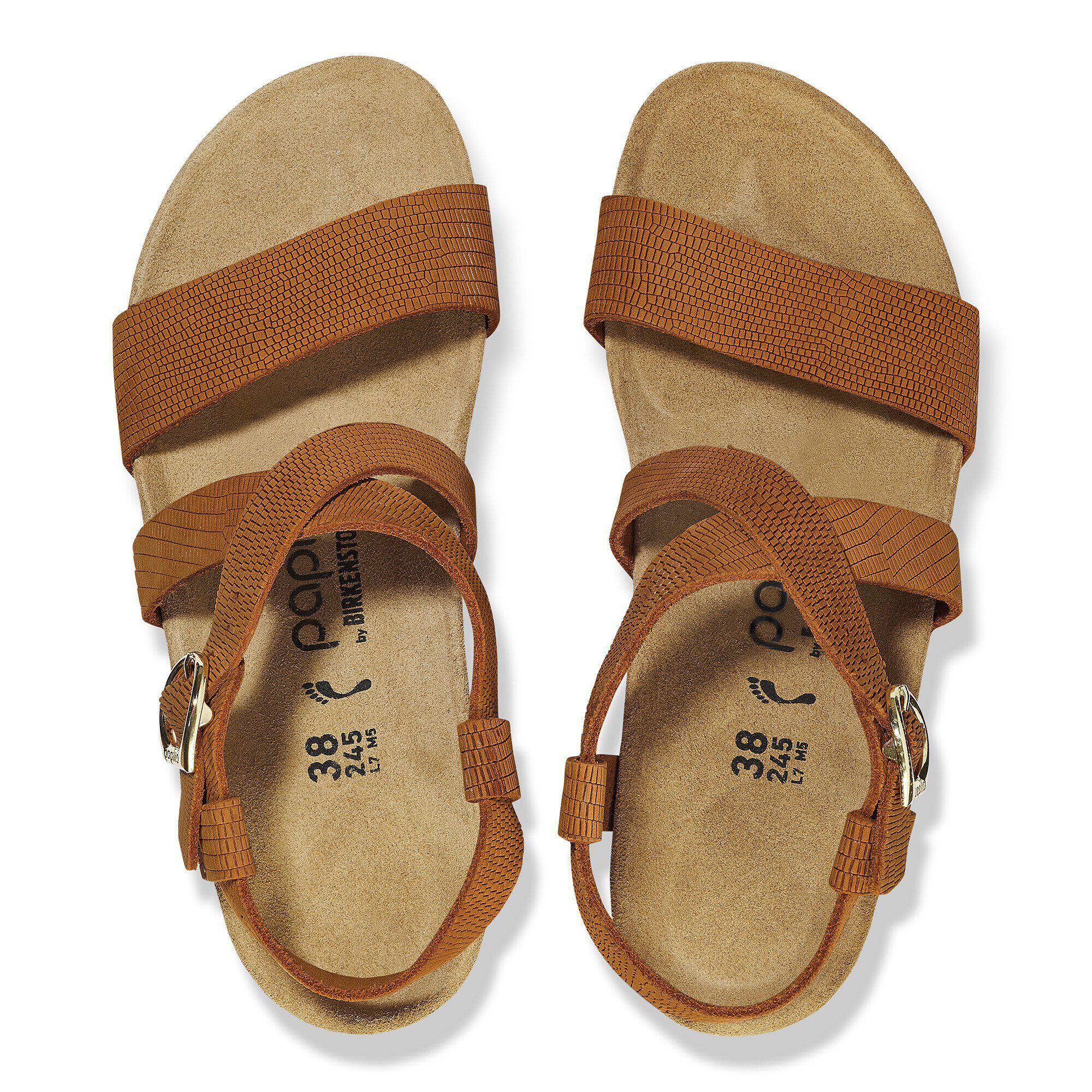 Alternative view of Sibyl Embossed Leather Burnt Orange