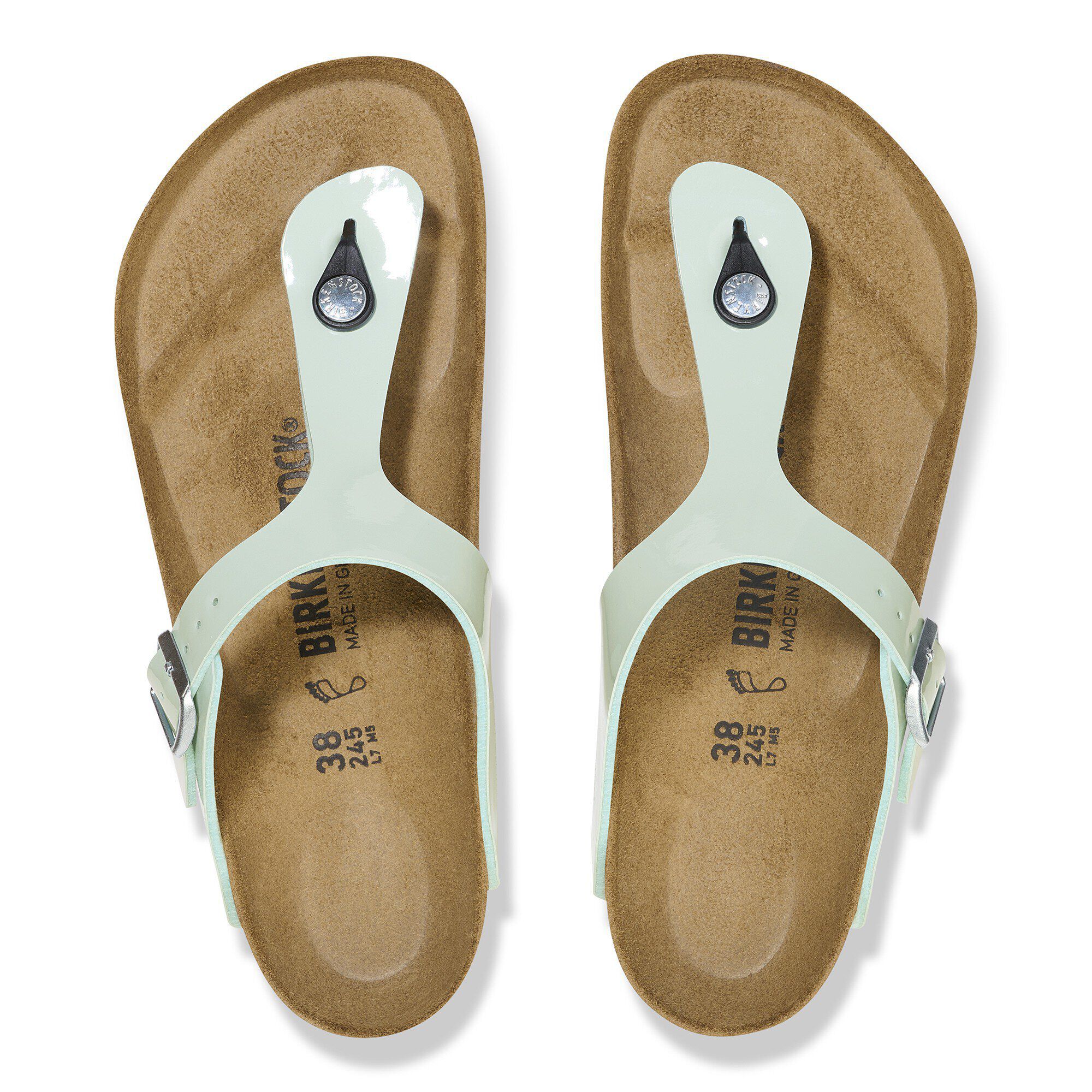 Alternative view of Gizeh Birko-Flor Patent Patent Surf Green