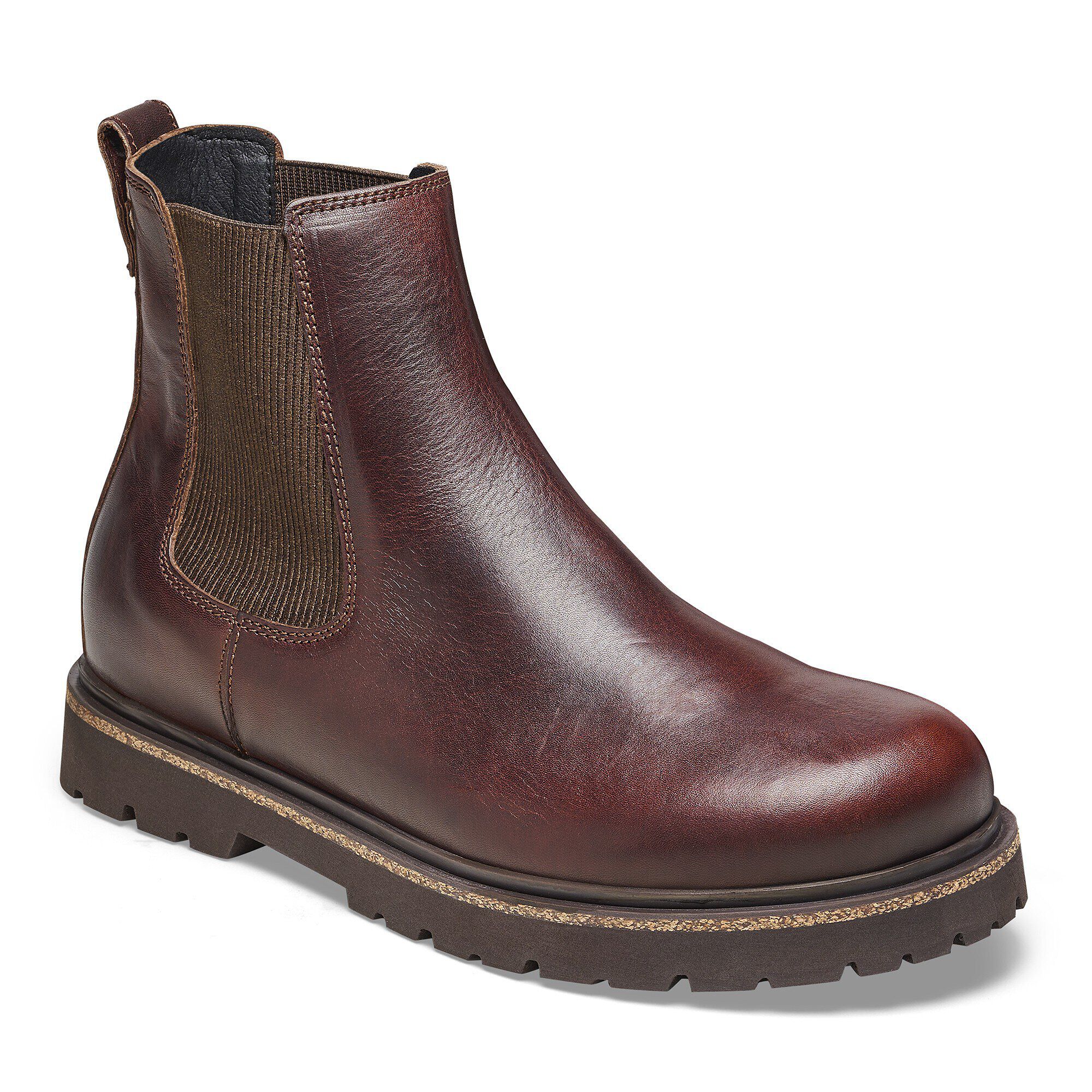Highwood Slip On Men Leather Chocolate