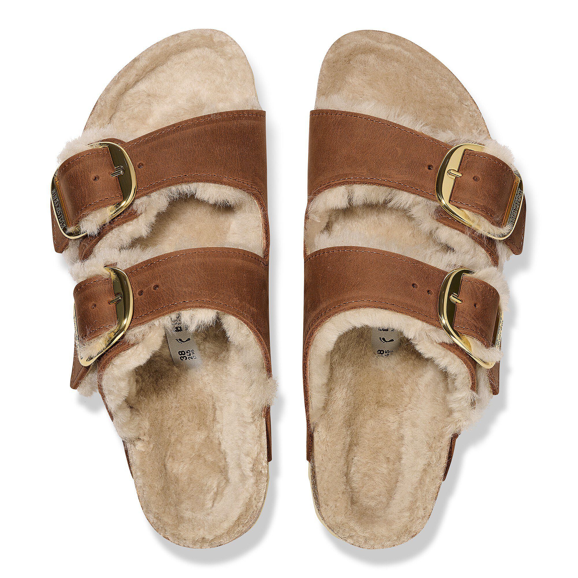 Alternative view of Arizona Big Buckle Shearling Natural Leather Oiled