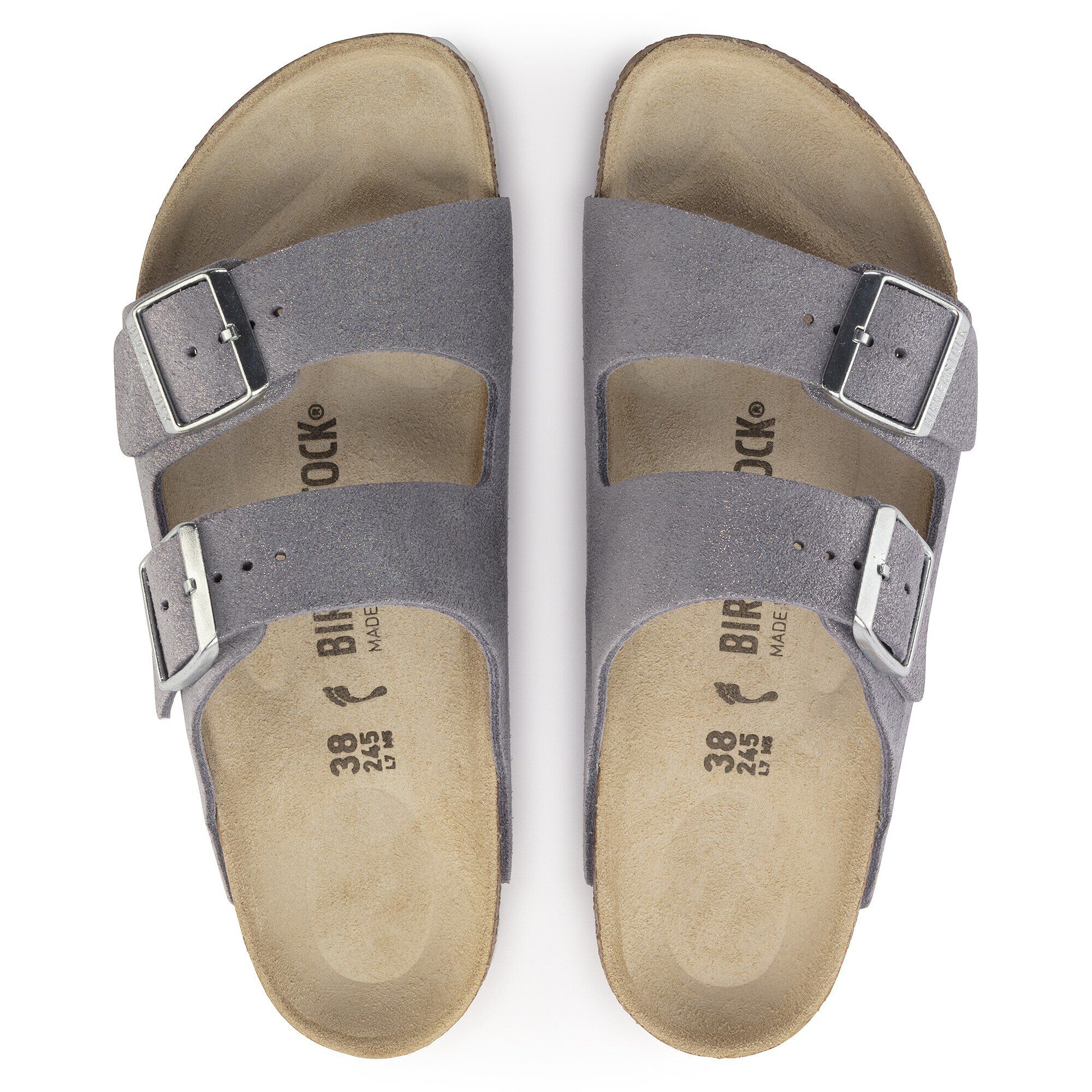 Alternative view of Arizona Suede Leather Purple Fog