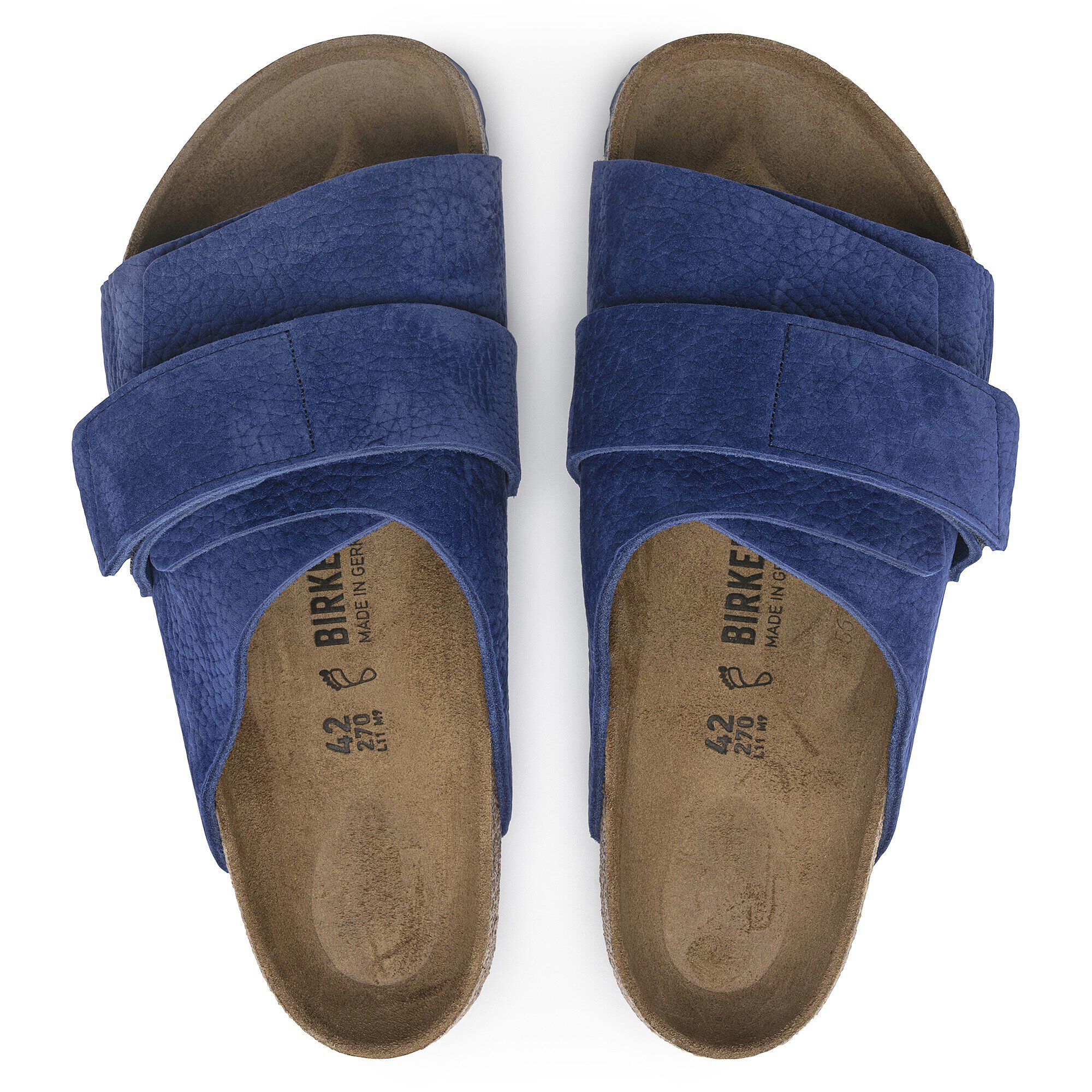 Alternative view of Kyoto Nubuck Leather Desert Buck Indigo Blue