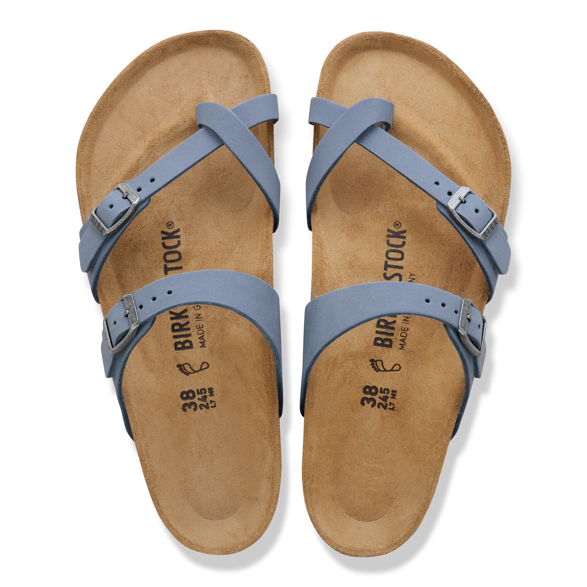 Alternative view of Mayari Nubuck Leather Stone Blue