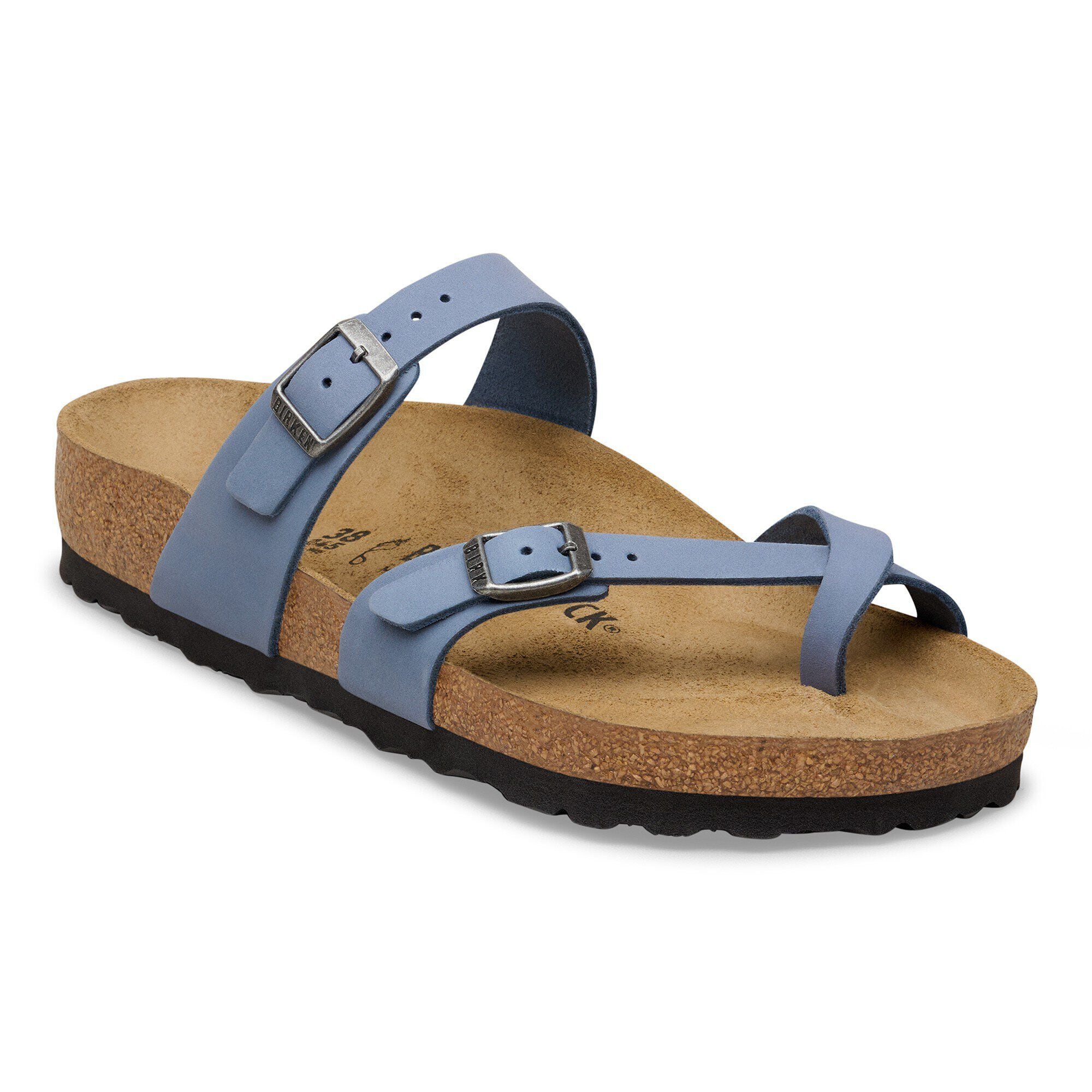 Mayari Nubuck Leather Stone Blue