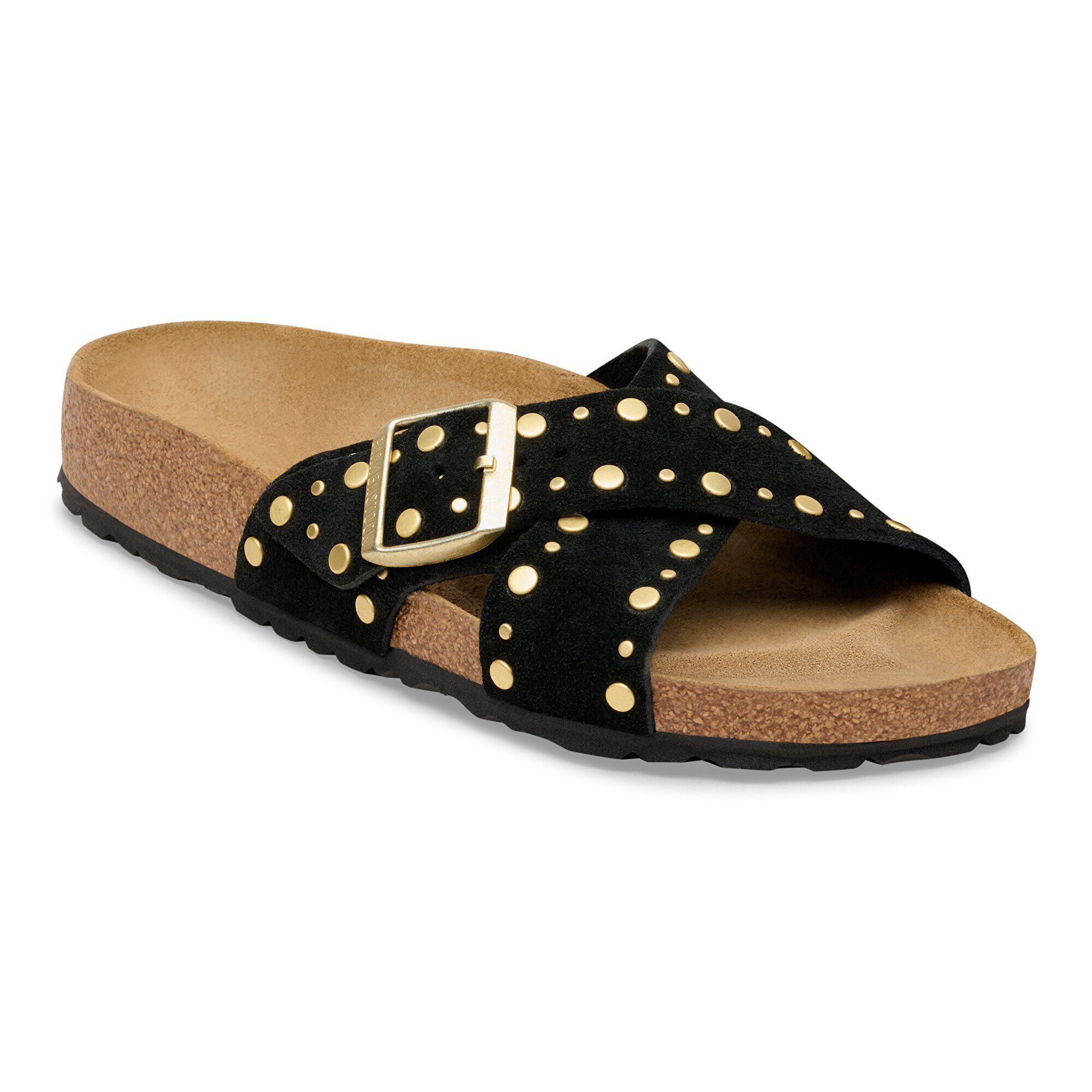 Siena Rivet Border Suede Leather