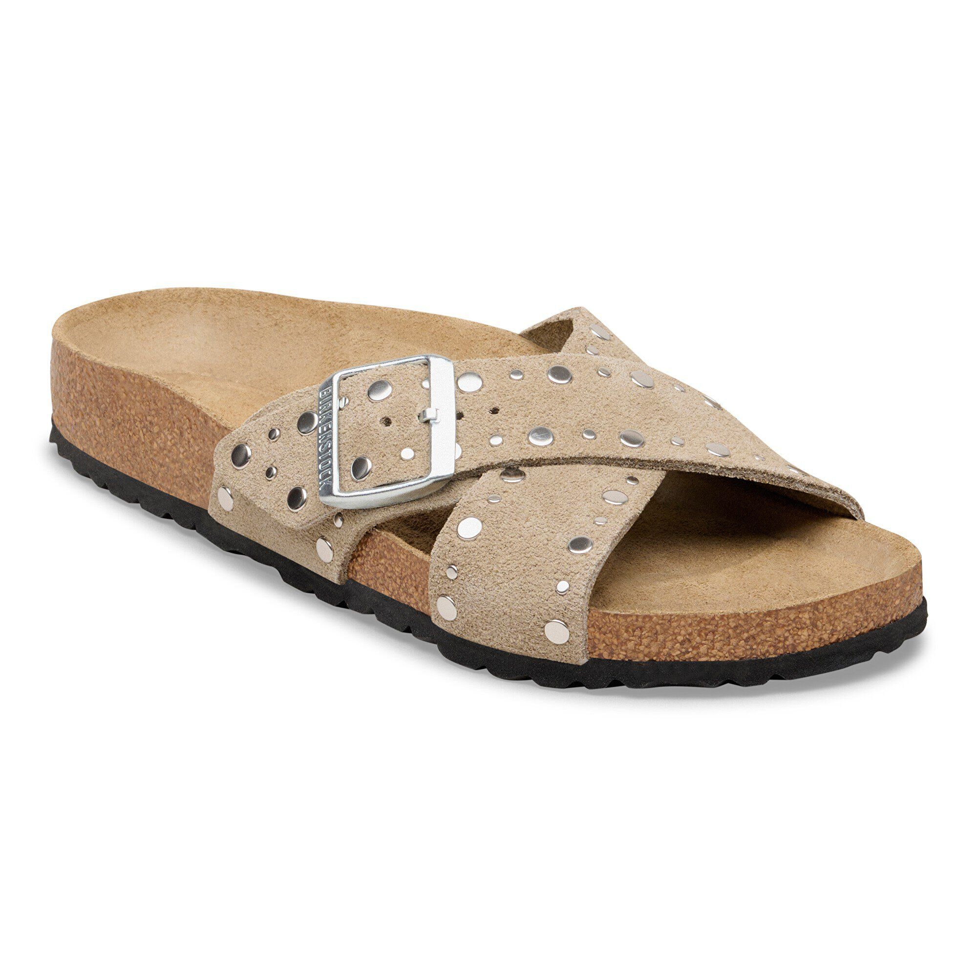 Siena Rivet Border Suede Leather