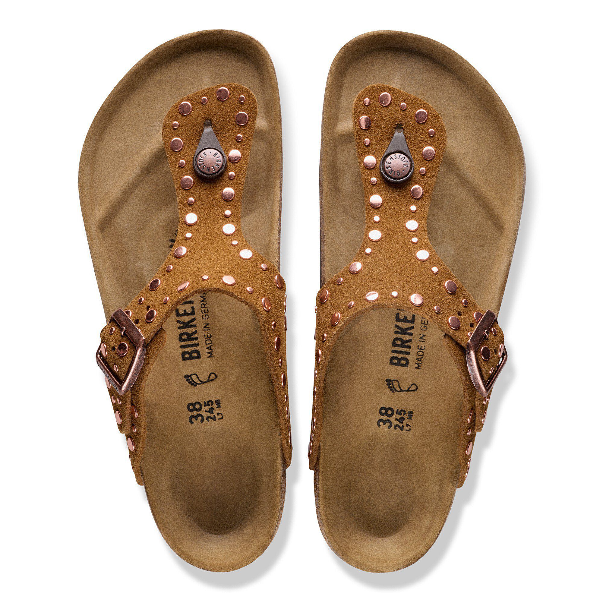 Alternative view of Gizeh Rivet Suede Leather