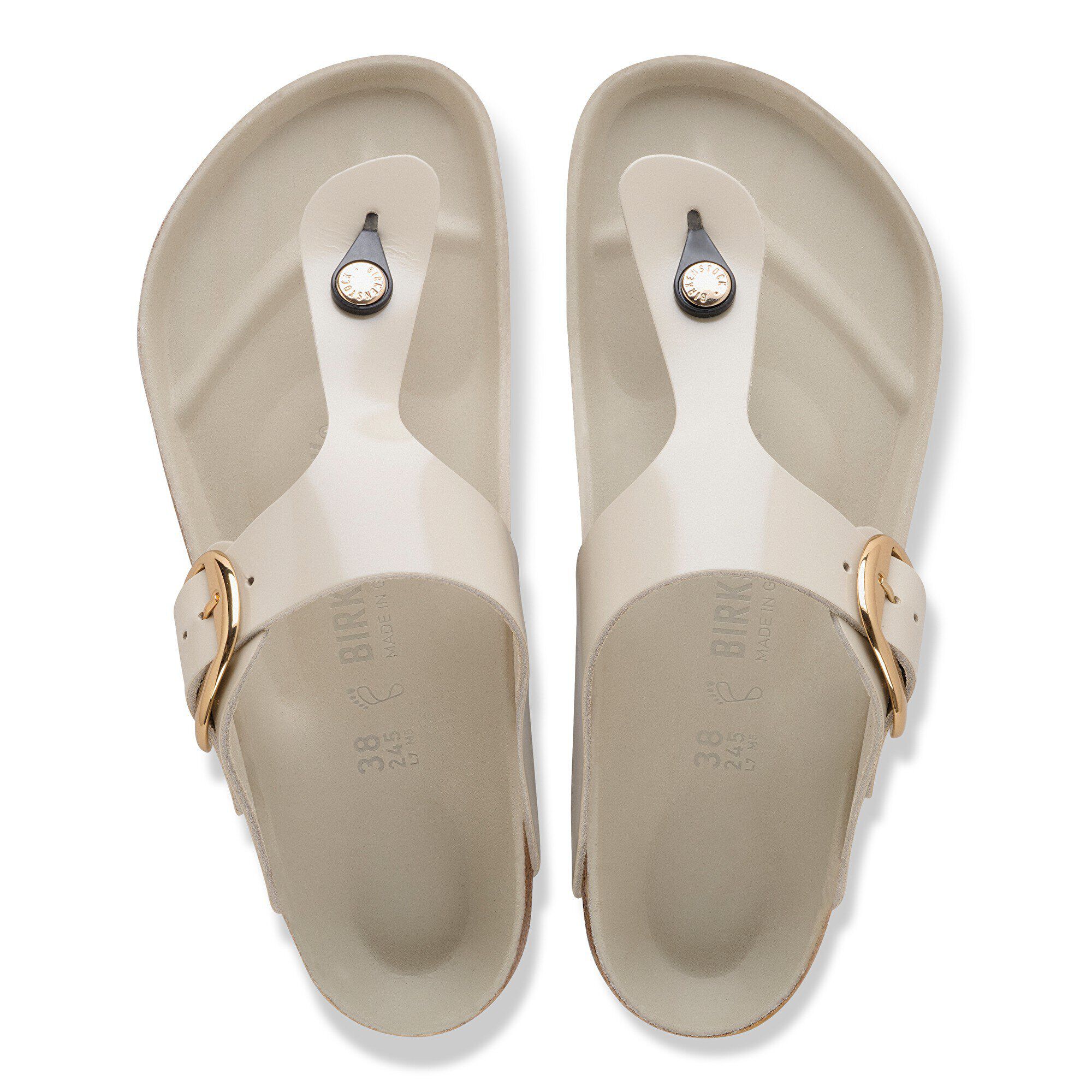 Alternative view of Gizeh Big Buckle Natural Leather Patent