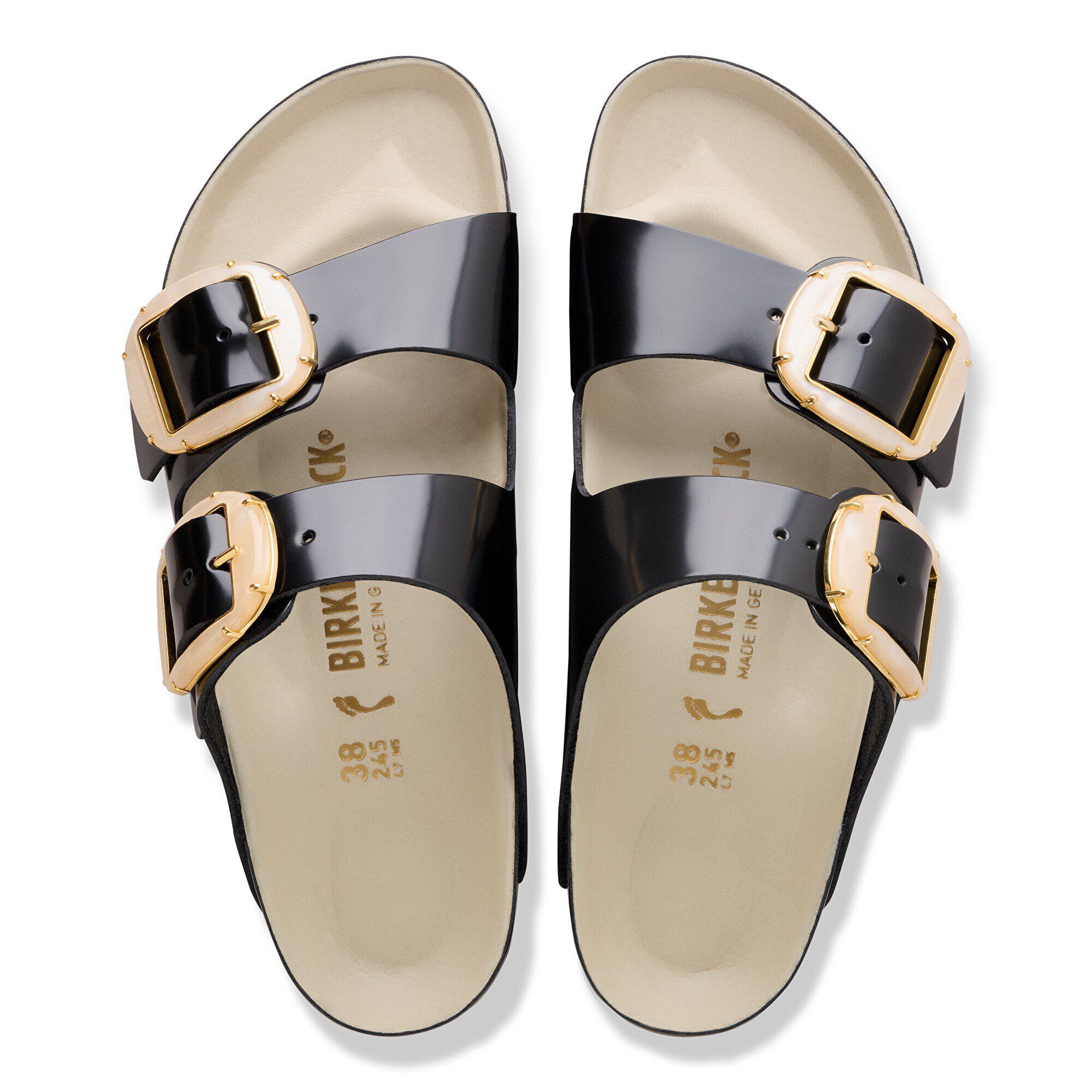 Alternative view of Arizona Big Buckle Natural Leather Patent