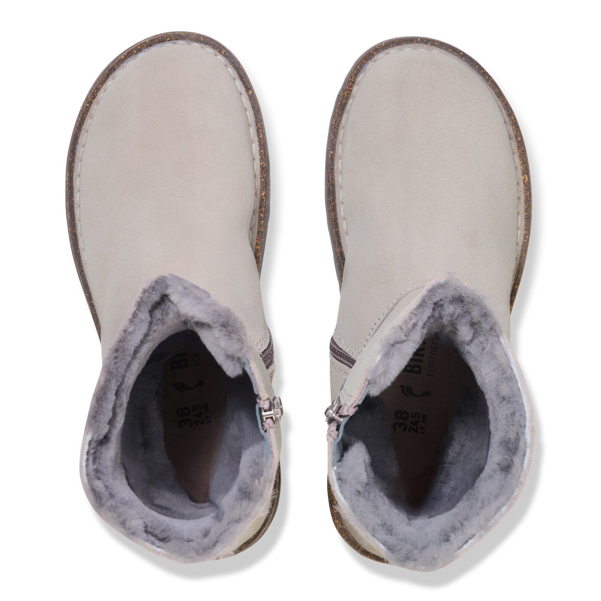 Alternative view of Uppsala Zip Shearling Suede Leather