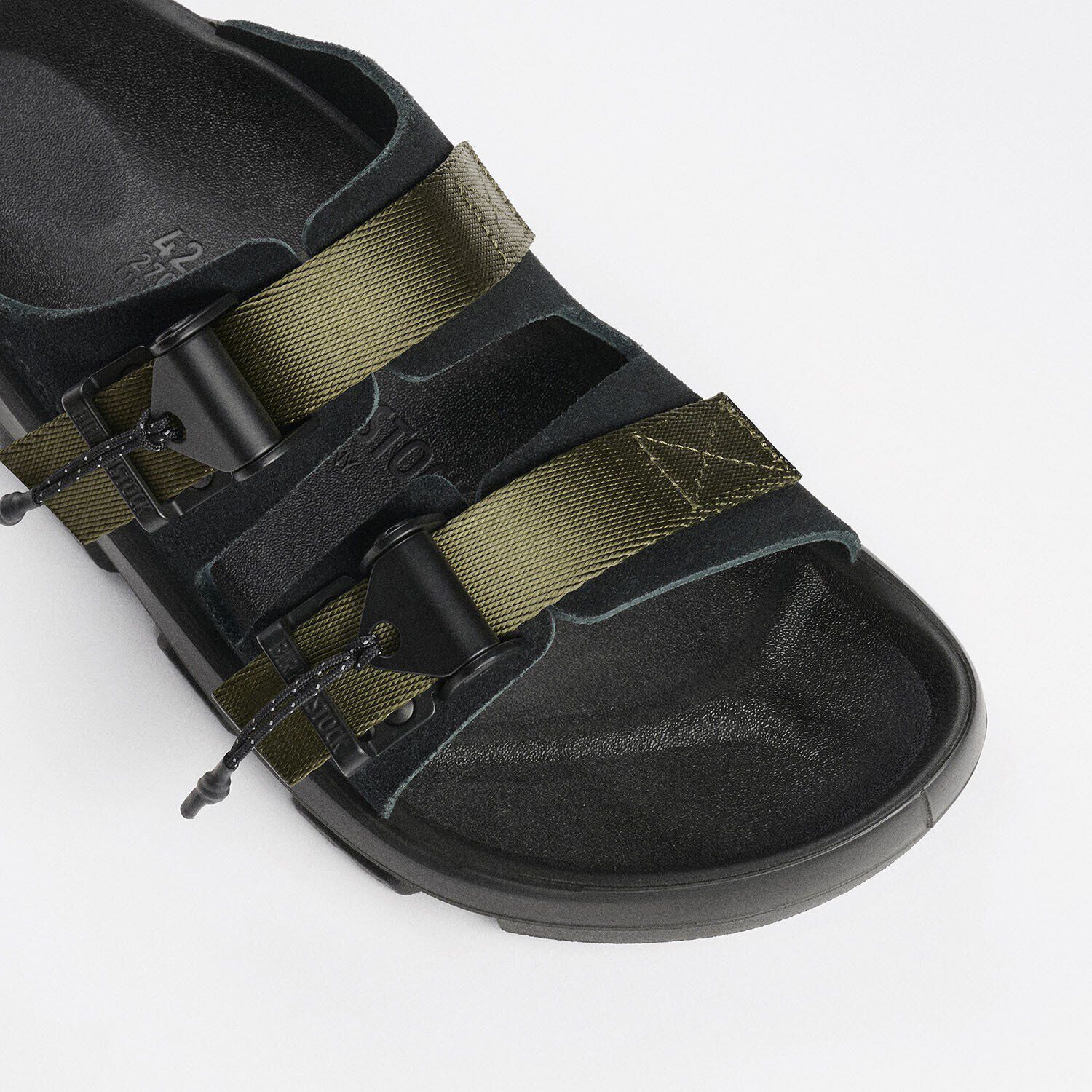 Alternative view of Mogami Terra Tech Nubuck Leather-Textile Olive