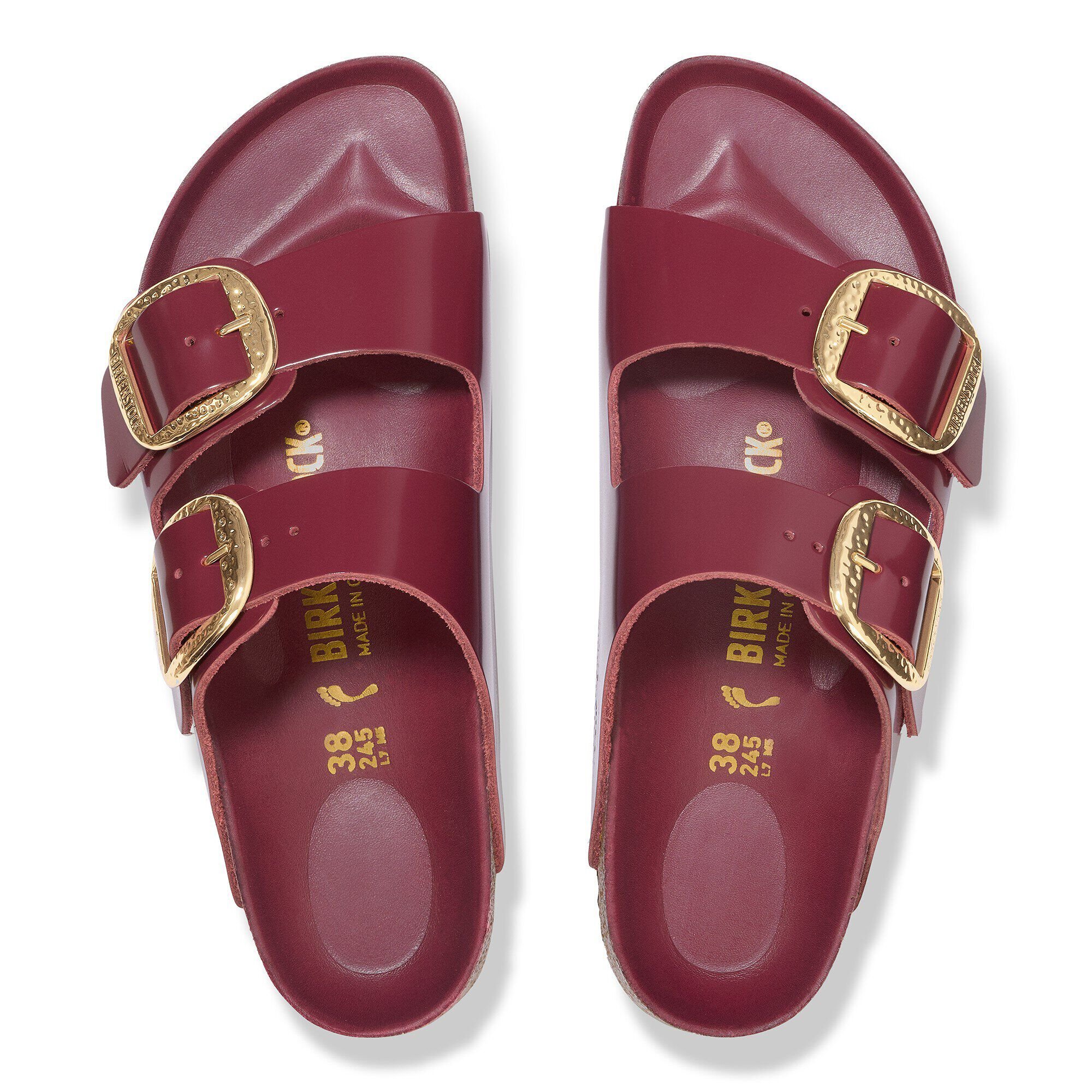 Alternative view of Arizona Big Buckle Natural Leather Patent