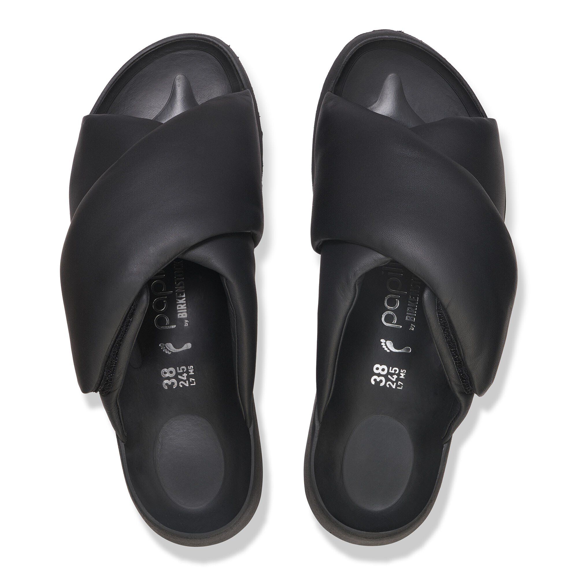 Alternative view of Theda Cross Strap Natural Leather