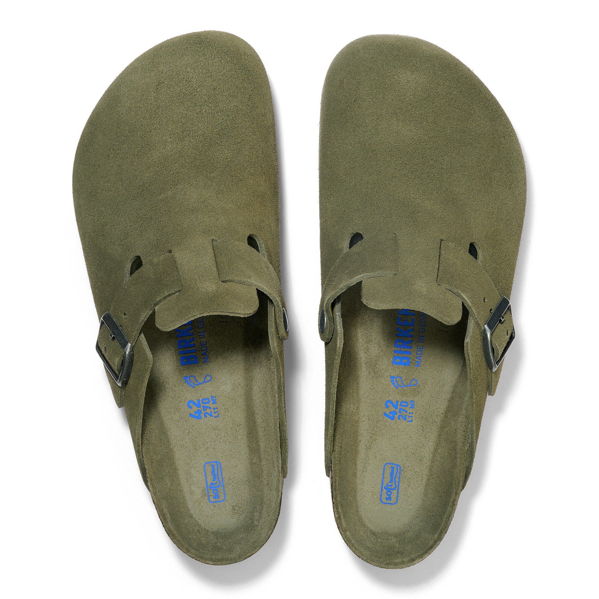Alternative view of Boston Soft Footbed Suede Leather Thyme Tonal