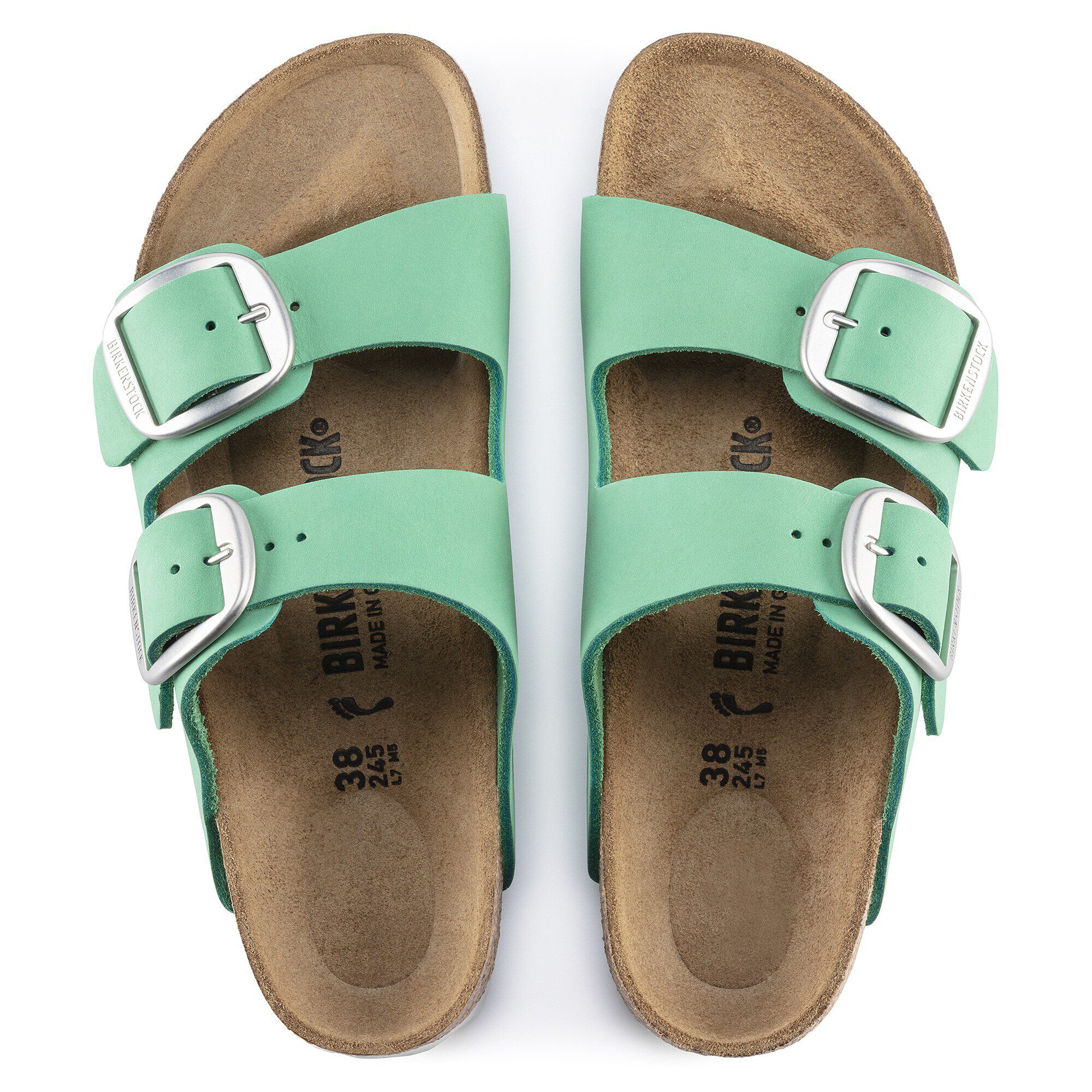 Alternative view of Arizona Big Buckle Nubuck Leather Bold Jade
