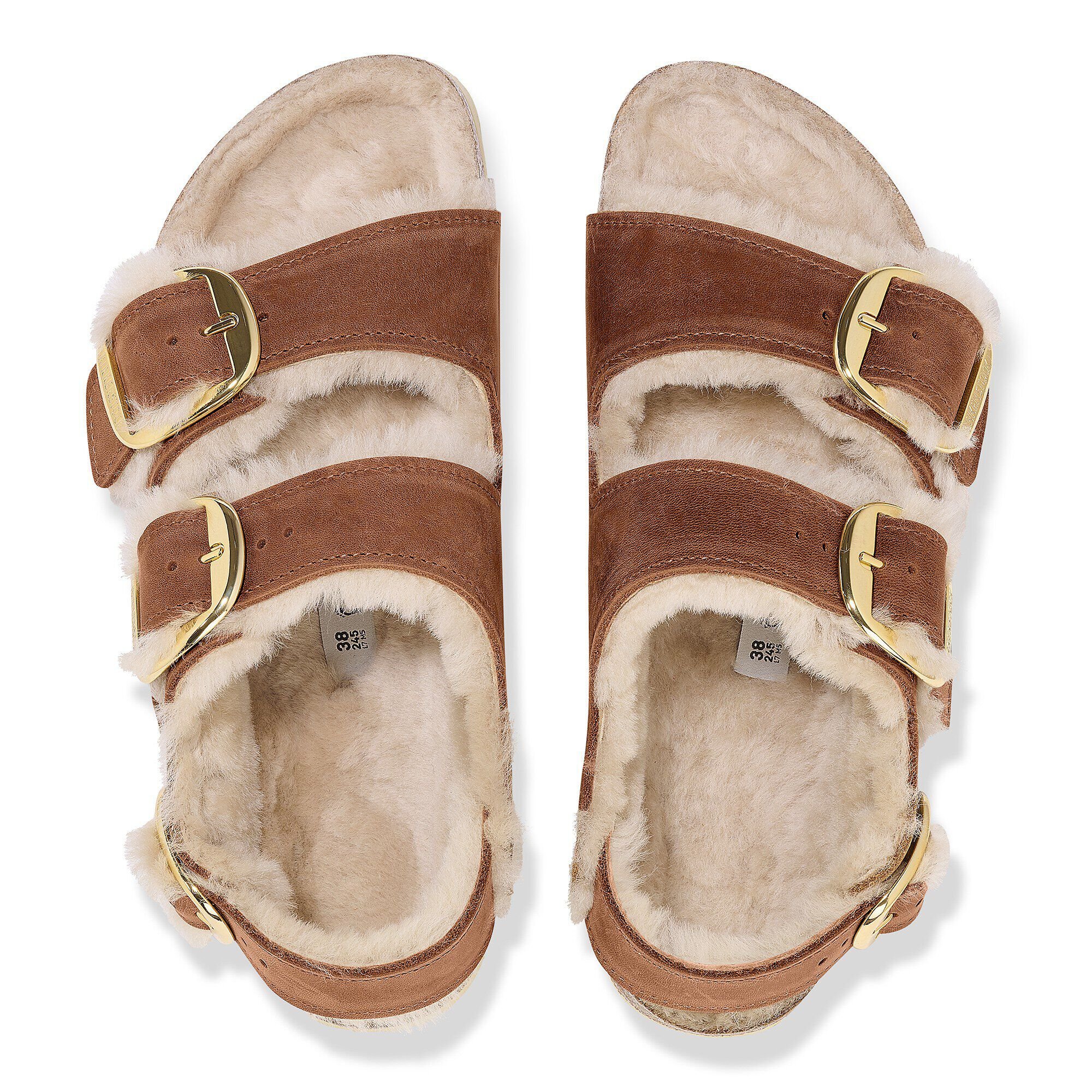 Alternative view of Milano Big Buckle Shearling Natural Leather Oiled